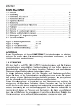 Предварительный просмотр 12 страницы Dampcomat HWO 1200 SUPER Instruction Manual