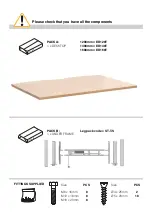 Preview for 3 page of dams Elev82 Mono Single Desk EVM-1200 Assembly Instructions Manual