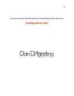 Предварительный просмотр 13 страницы Dan D'Agostino classic stereo User Manual