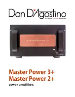 Preview for 1 page of Dan D'Agostino MasterPower 2+ User Manual