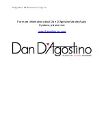 Preview for 30 page of Dan D'Agostino MLife Owner'S Manual