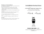 Preview for 2 page of DAN DRYER 659 Installation Instructions