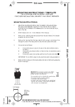 Предварительный просмотр 1 страницы DAN DRYER BJORK 3010 Mounting Instructions