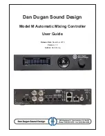 Preview for 1 page of Dan Dugan Sound Design Model M User Manual