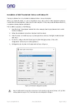 Preview for 10 page of DAN NTP TECHNOLOGY DAD THUNDER CORE AX64 Installation Manual