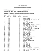 Preview for 2 page of DANA 4360-62 Parts List