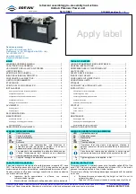 DANA Brevini CMI Series Assembly Instructions Manual предпросмотр