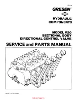 Предварительный просмотр 1 страницы DANA GRESEN CP Service And Parts Manual