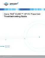 DANA SPICER TM4 SUMO HP HV Powertrain Troubleshooting Manual preview