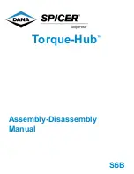 DANA SPICER Torque-Hub S6B Assembly And Disassembly preview