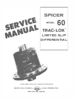 DANA TRAC-LOK 60 Service Manual предпросмотр