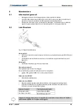 Preview for 91 page of Danaher Motion THOMSON NEFF MULI Series Mounting And Maintenance Instructions