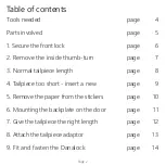 Preview for 2 page of danalock V3 SCANDI Mounting Manual