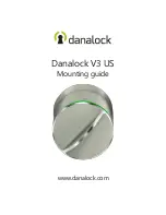 Preview for 1 page of danalock V3 US Mounting Manual