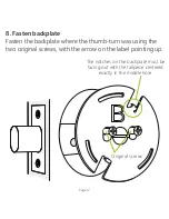 Preview for 12 page of danalock V3 US Mounting Manual