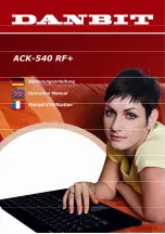 Danbit ACK-540 RF+ Operation Manual preview