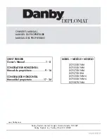 Danby DIPLOMAT DCF087B1WM Owner'S Manual preview