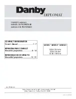 Danby DIPLOMAT DCR017B1WM Owner'S Manual preview