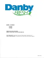 Danby Fresh DFG19 Owner'S Use And Care Manual preview