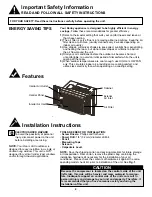 Предварительный просмотр 5 страницы Danby Arctic Aire AAC060EB1G Owner'S Use And Care Manual