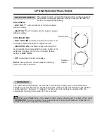 Preview for 8 page of Danby DAC 5209M Owner'S Use And Care Manual