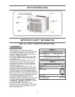 Preview for 4 page of Danby DAC 8009EE Owner'S Use And Care Manual