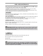 Preview for 10 page of Danby DAC 8009EE Owner'S Use And Care Manual