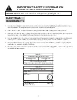 Preview for 4 page of Danby DAC050BACWDB Owner'S Use And Care Manual