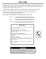 Preview for 4 page of Danby DAC050MB3GDB Owner'S Use And Care Manual