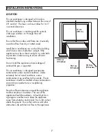 Preview for 8 page of Danby DAC050ME1WDB Owner'S Manual