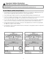 Preview for 4 page of Danby DAC060BBCWDB Owner'S Use And Care Manual