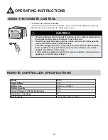 Preview for 12 page of Danby DAC060BBUWDB Owner'S Use And Care Manual