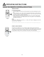 Preview for 16 page of Danby DAC060BBUWDB Owner'S Use And Care Manual