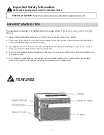 Preview for 5 page of Danby DAC060BEUWDB Owner'S Use And Care Manual