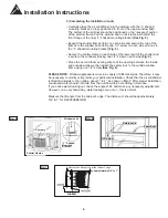 Preview for 8 page of Danby dac060eb3gdb Owner'S Use And Care Manual