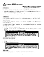 Preview for 13 page of Danby dac060eb3gdb Owner'S Use And Care Manual