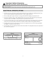 Preview for 6 page of Danby DAC060ECB2GDB Owner'S Use And Care Manual