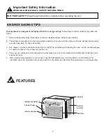 Preview for 7 page of Danby DAC060ECB2GDB Owner'S Use And Care Manual