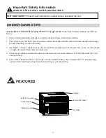 Preview for 7 page of Danby DAC060EUB5GDB Owner'S Use And Care Manual