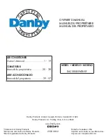 Preview for 1 page of Danby DAC080B5WDB-RF Owner'S Manual