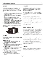 Preview for 24 page of Danby DAC080B7IWDB-6 Owner'S Manual