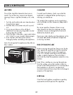 Preview for 23 page of Danby DAC080B8IWDB-6 Owner'S Manual