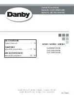 Предварительный просмотр 1 страницы Danby DAC080BGUWDB Owner'S Manual