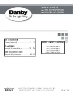 Danby DAC080EB1WDB Owner'S Manual preview