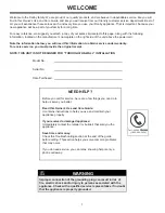 Preview for 3 page of Danby DAC080EB3GDB Owner'S Use And Care Manual