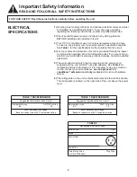 Preview for 4 page of Danby DAC080EB3GDB Owner'S Use And Care Manual