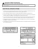 Preview for 6 page of Danby DAC080ECB2GDB Owner'S Use And Care Manual