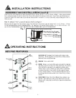 Preview for 11 page of Danby DAC080ECB2GDB Owner'S Use And Care Manual