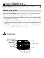 Preview for 7 page of Danby DAC080ECB3GDB Owner'S Use And Care Manual