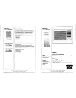 Preview for 1 page of Danby DAC10003 Use And Care Manual